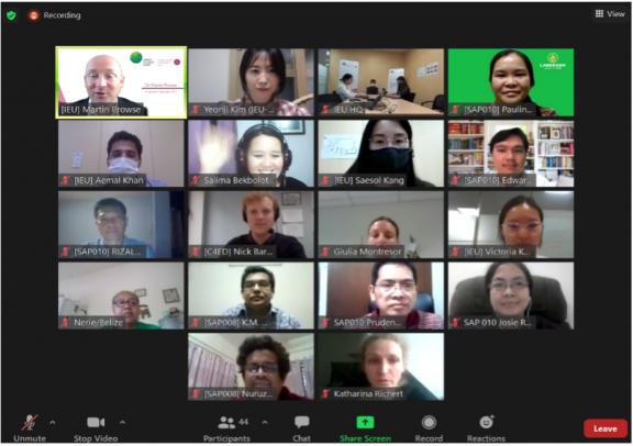 The author attends and supports the IEU’s first LORTA virtual design workshop, held in 2020.